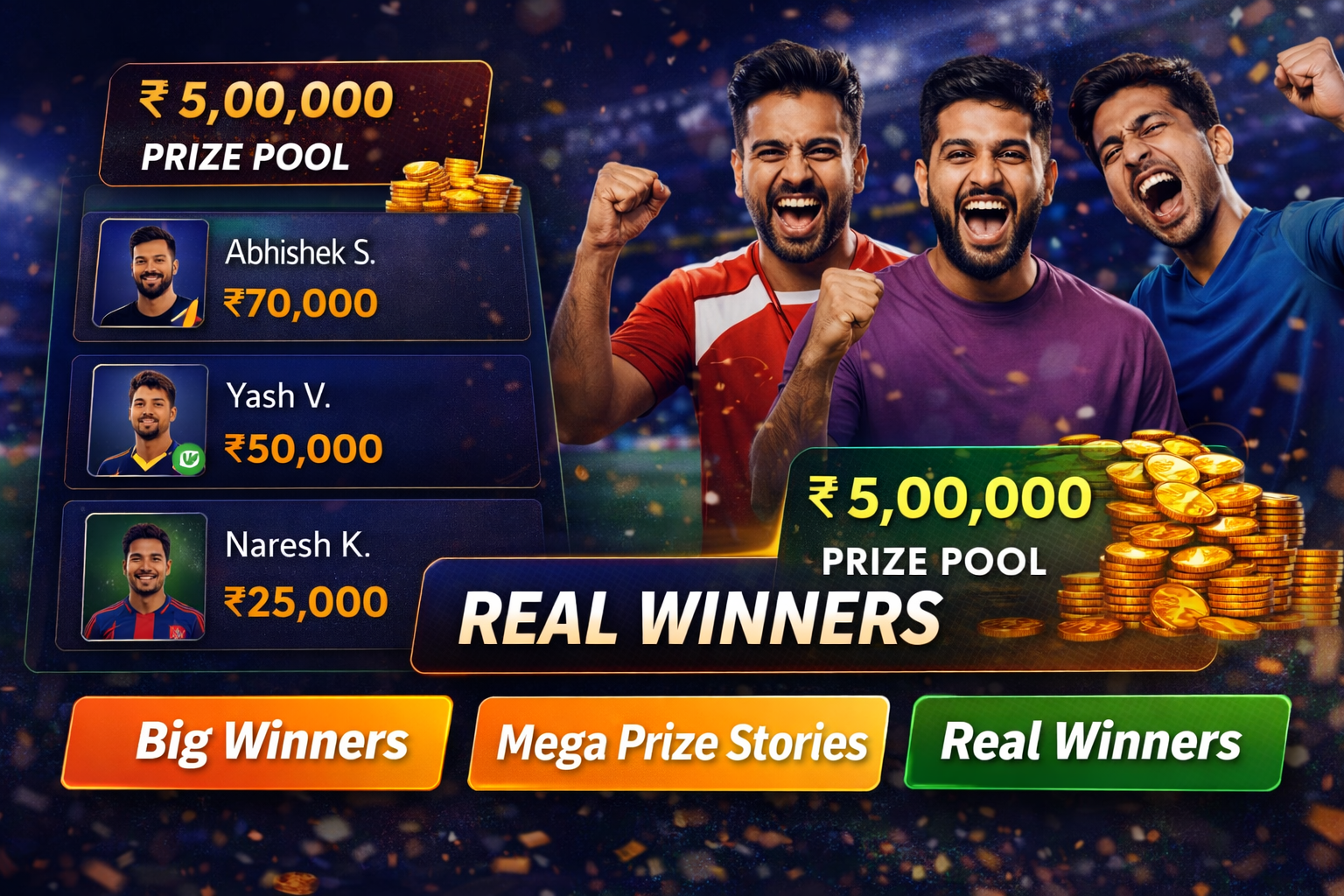 Come Guru Hub fantasy cricket result notes