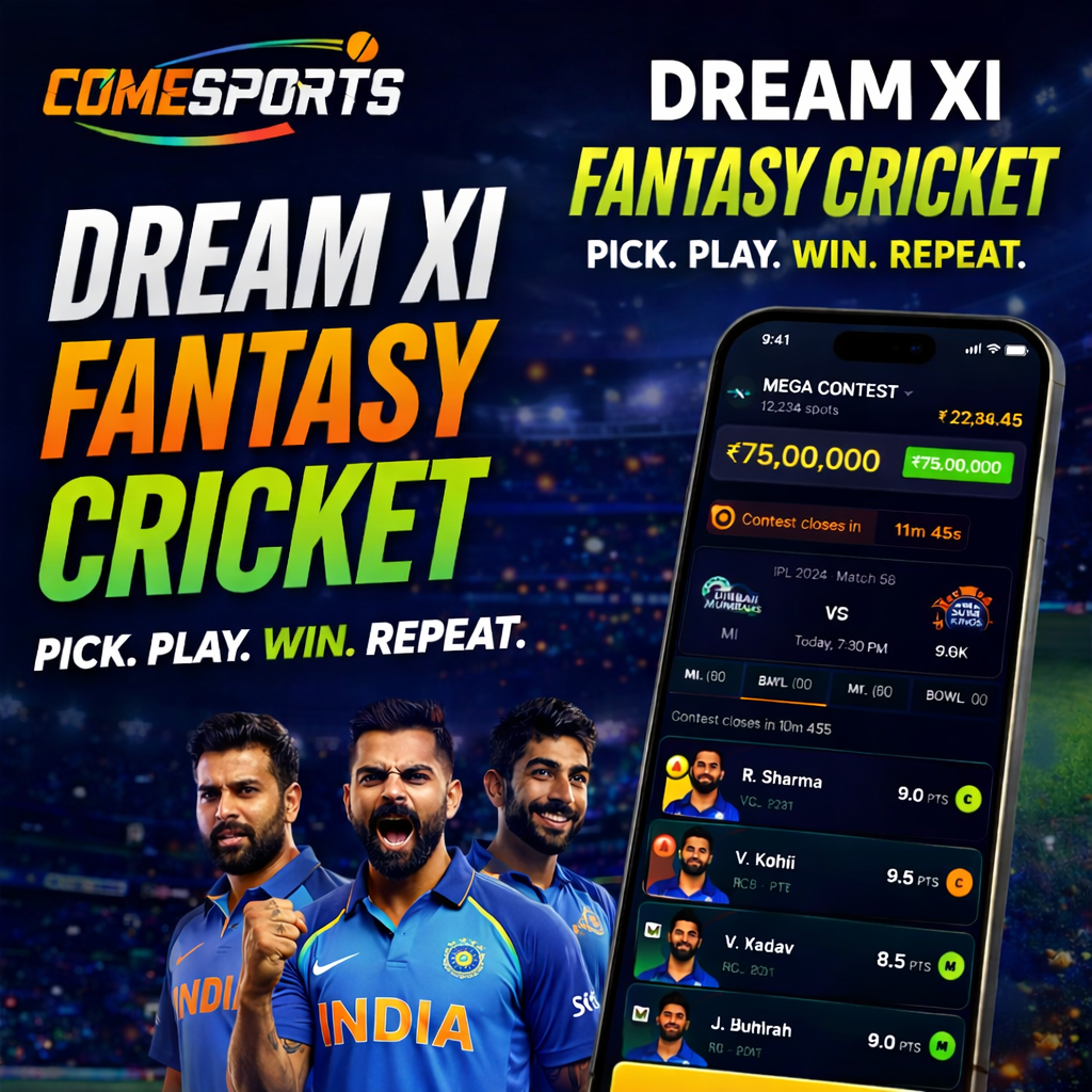 Come Guru Hub fantasy cricket challenge visual